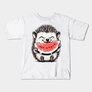 Blissful Hedgehog Delight Kids T-Shirt